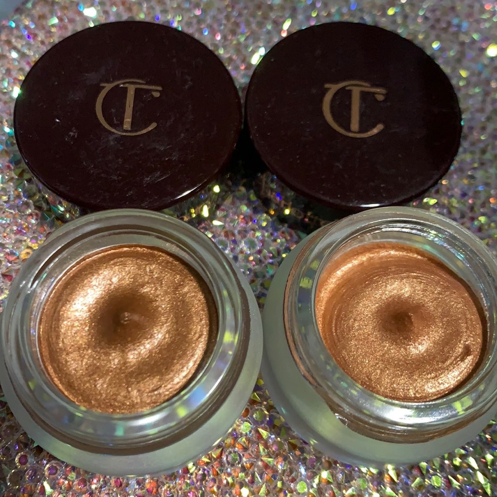 🌸 3pc CHARLOTTE TILBURY gorgeous glowing eye secrets FS mascara 2 creme shadows - Picture 2 of 6